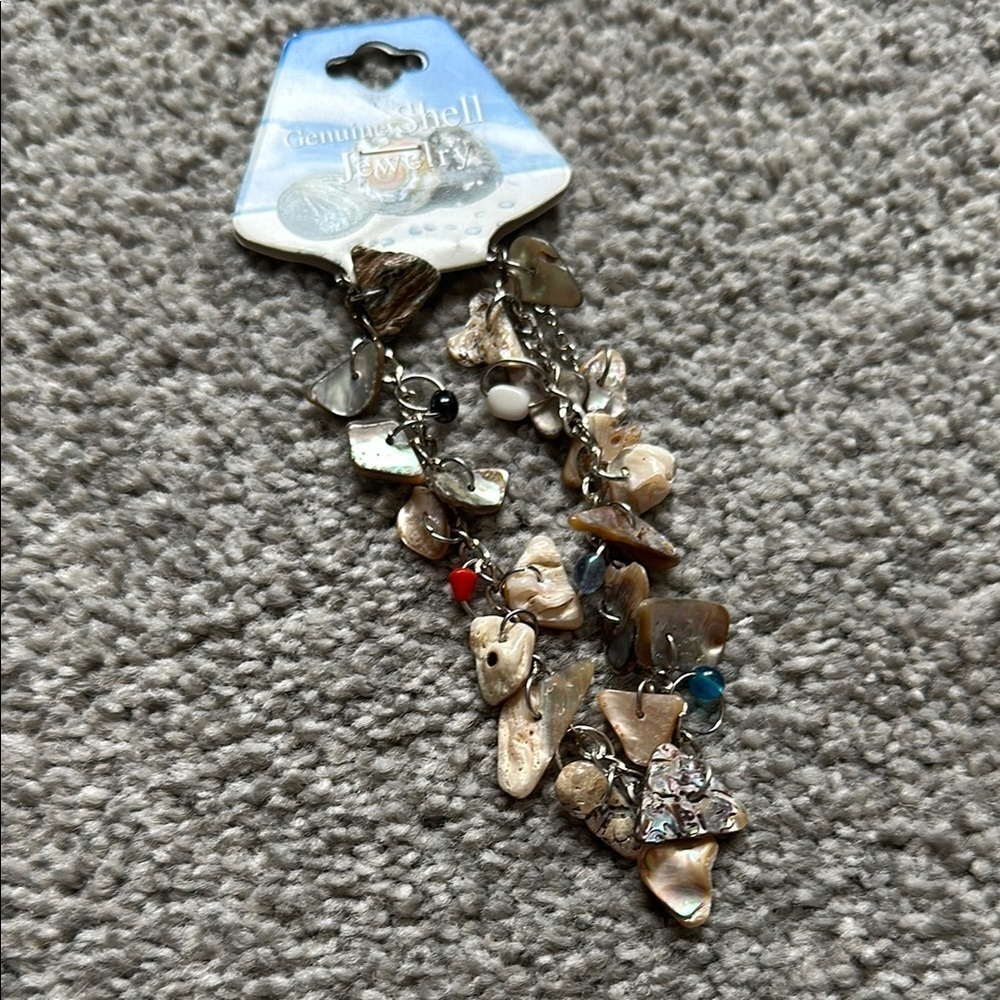 Natural Shell Bracelet Trio - Picture 4 of 4
